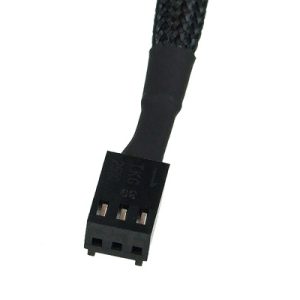 Phobya Adaptor 3Pin (12V) - 3Pin (7V) 20cm - black : image 3