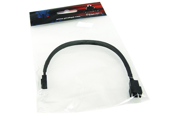 Phobya Adaptor 3Pin (12V) - 3Pin (7V) 20cm - black : image 4