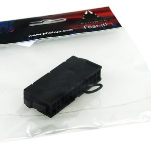 Phobya ATX-bridging (jumper) plug (24 Pin) - black