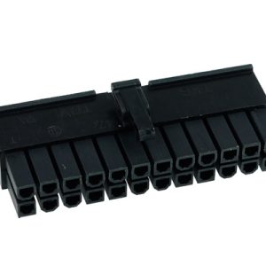 Phobya ATX Power Connector 24Pin male incl. 24 Pins - Black