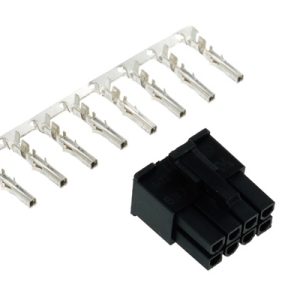 Phobya ATX Power Connector male incl. 8 Pins - Black