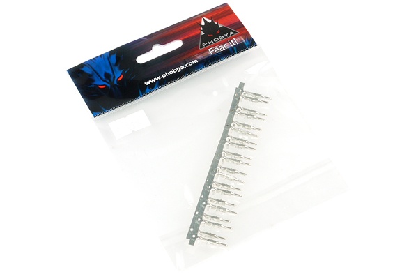 Phobya ATX/VGA Power Connector Pin male - 20 pcs