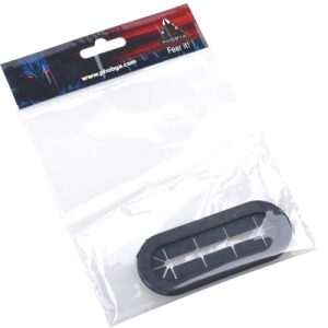 Phobya cable rubber grommet oval - black