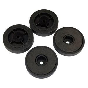 Phobya case feet M4x10 - 4 pcs. black : image 1