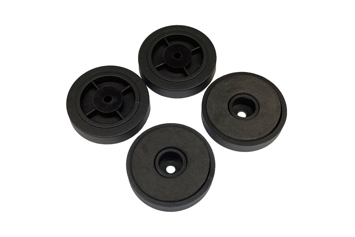 Phobya case feet M4x10 - 4 pcs. black : image 1