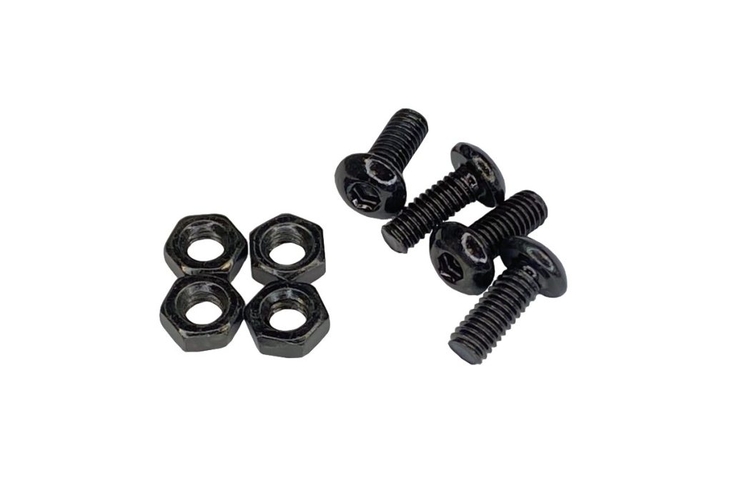 Phobya case feet M4x10 - 4 pcs. black : image 3