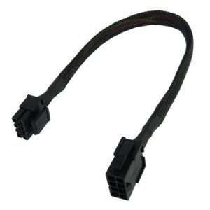Phobya Extension 8-Pin or EPS12V 30cm - Black : image 1