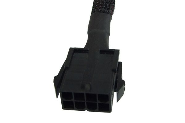 Phobya Extension 8-Pin or EPS12V 30cm - Black : image 3