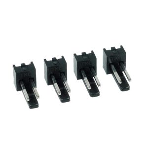 Phobya Fan Power Connector 2Pin male - 4 pcs Black