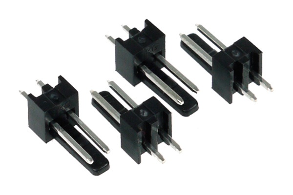 Phobya Fan Power Connector 2Pin male - 4 pcs Black