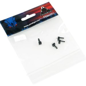 Phobya Fan Power Connector 2Pin male - 4 pcs Black