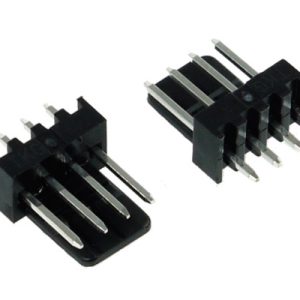 Phobya Fan Power Connector 4Pin PWM male - 2 pcs Black