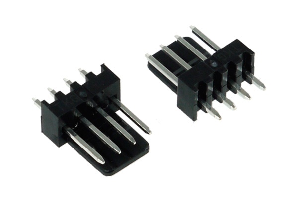 Phobya Fan Power Connector 4Pin PWM male – 2 pcs Black