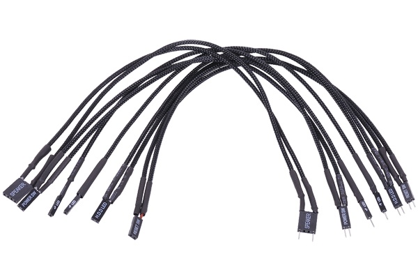 Phobya frontpanel extension 30cm – black