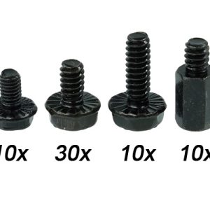 Phobya Mainboard screw kit Black Edition