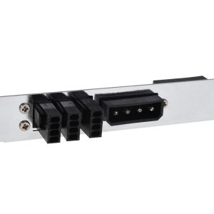 Phobya PCI slot cover 4Pin Molex and 3x 4Pin PWM fan plug