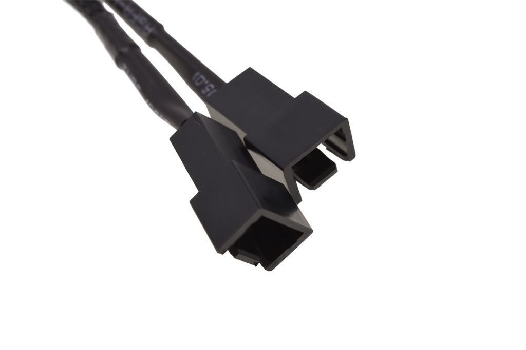 Phobya power sata Y-cable internal to 3Pin 5V and 12V 20cm - black : image 3