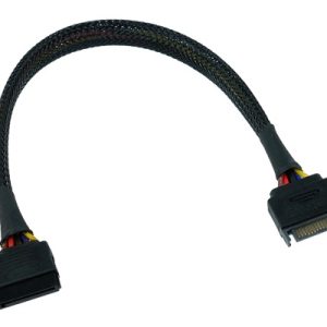 Phobya SATA Power Extension Internal 30cm - Black