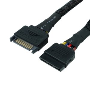 Phobya SATA Power Extension Internal 30cm - Black