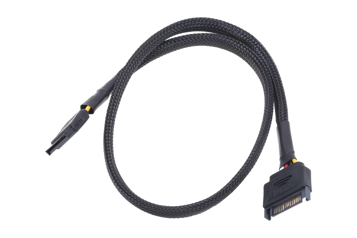 Phobya SATA Power Extension Internal 60cm - Black : image 1
