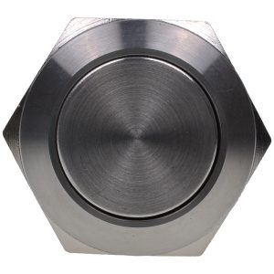 Phobya vandalism-proof button 19mm stainless steel - no lighting with screwed contact