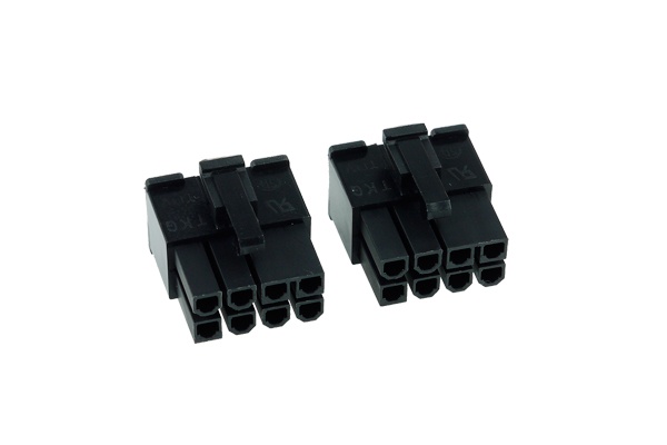 Phobya VGA Power Connector 8Pin male incl. 8 Pins – 2 pcs Black