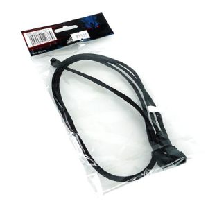 Phobya Y-Cable 3Pin Molex to 3x 3Pin Molex 60cm - black : image 2