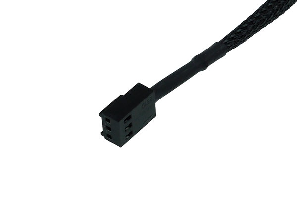 Phobya Y-Cable 3Pin Molex to 3x 3Pin Molex 60cm - black : image 3
