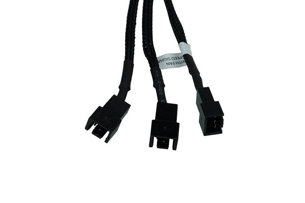 Phobya Y-Cable 3Pin Molex to 3x 3Pin Molex 60cm - black : image 4