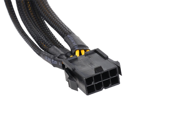 Phobya Y-cable 8Pin socket to 2x 6+2Pin plug (VGA) - black : image 2