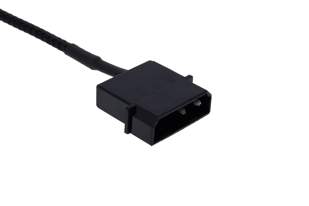Phobya Y-cable for PWM splitter 4Pin PWM to 4Pin PWM and 4Pin Molex 50cm - black : image 2