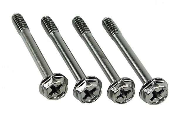 screw UNC 6-32 x 30 cross-slotted black nickel (4pcs)