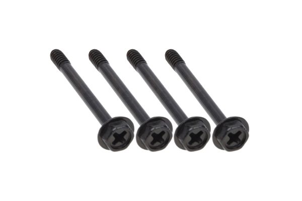 screw UNC 6-32 x 35 cross-slotted black nickel (4pcs)