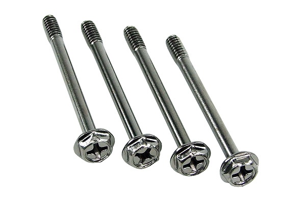 screw UNC 6-32 x 40 cross black nickel (4pcs)