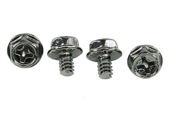 screw UNC 6-32 x 5 cross-slotted black nickel (4pcs)