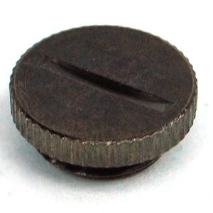 seal plug G1/4 Inch - knurled - black nickel : image 1