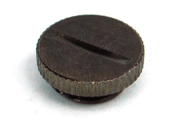 seal plug G1/4 Inch – knurled – black nickel