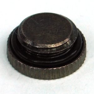 seal plug G1/4 Inch - knurled - black nickel : image 2