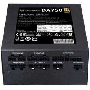 Silverstone SST-DA750-G power supply 80 PLUS Gold, modular - 750 watts : image 4