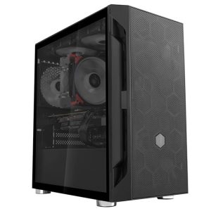 SilverStone SST-FAH1MB-G - FARA H1M G Black Gaming Case : image 1