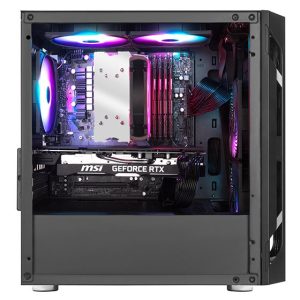 SilverStone SST-FAH1MB-G - FARA H1M G Black Gaming Case : image 4
