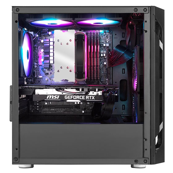SilverStone SST-FAH1MB-G - FARA H1M G Black Gaming Case : image 4