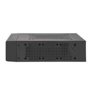 SilverStone SST-ML10B Milo Slim HTPC Mini-ITX Silent Case, Black