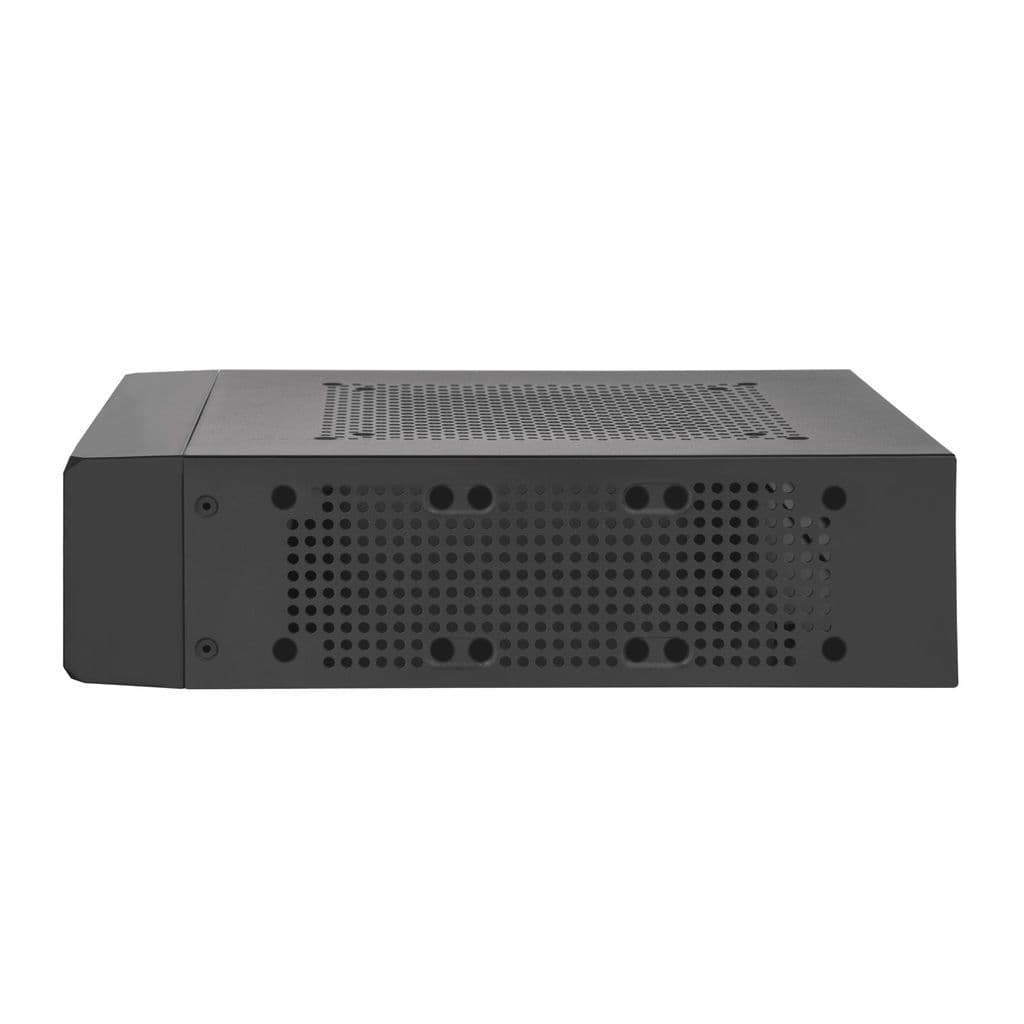SilverStone SST-ML10B Milo Slim HTPC Mini-ITX Silent Case, Black