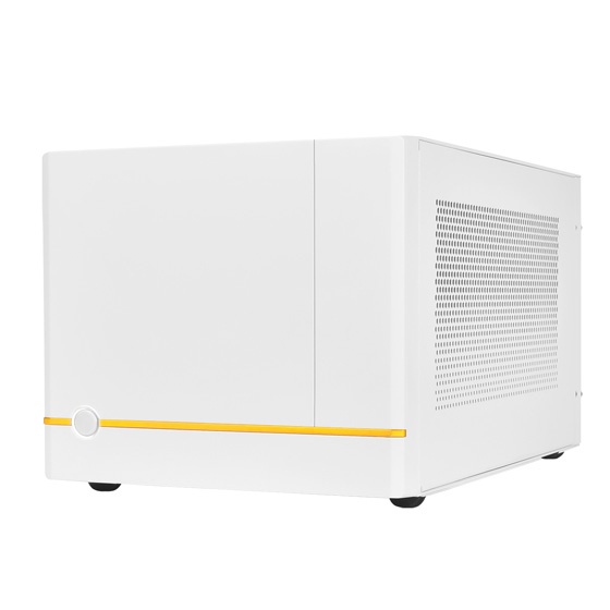 SilverStone SST-SG14W - Sugo Mini-ITX Compact Computer Cube Case, with configurable front panel - White