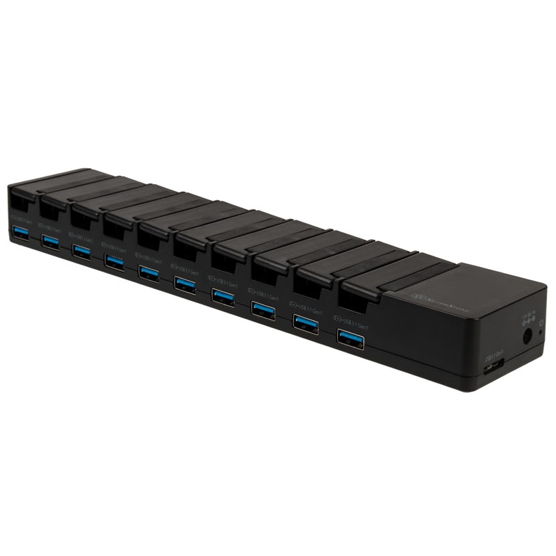 Silverstone SST-UC04B-PRO, 10 Port USB Station (60W, 2.4A) B Grade