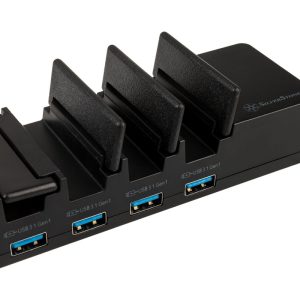 Silverstone SST-UC04B-PRO, 10 Port USB Station (60W, 2.4A) B Grade