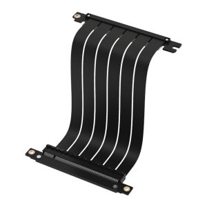 Ssupd Riser ribbon cable - PCIe 3.0, 180mm, black