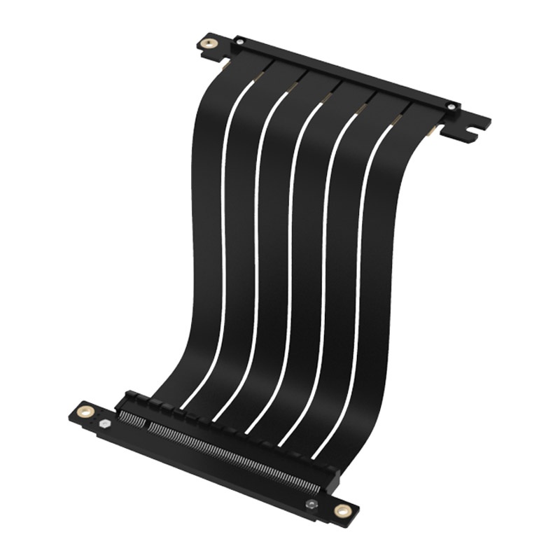 Ssupd Riser ribbon cable - PCIe 3.0, 180mm, black