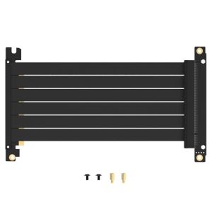 Ssupd Riser ribbon cable - PCIe 3.0, 180mm, black